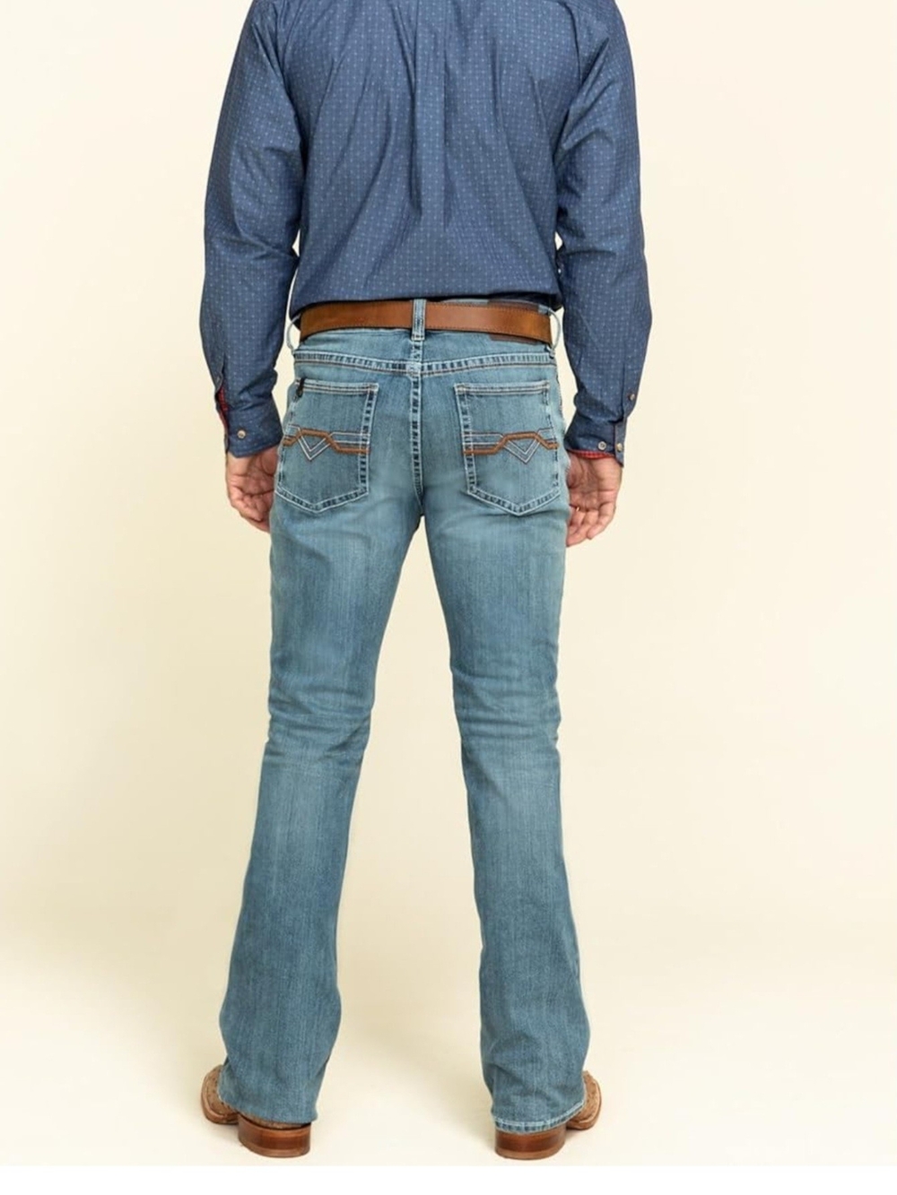 RANK 45 Light Wash Bootcut Jeans Men's 32x30